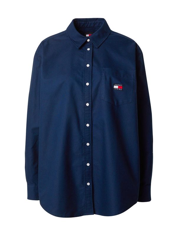 Tommy Jeans Tommy Jeans Блуза  нейви синьо / огнено червено / бяло