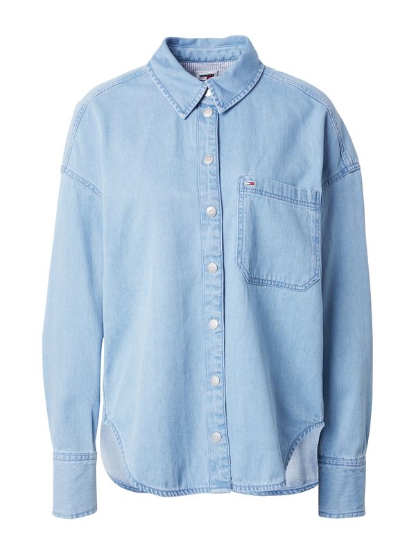 Tommy Jeans Tommy Jeans Блуза  нейви синьо / син деним / червено / бяло