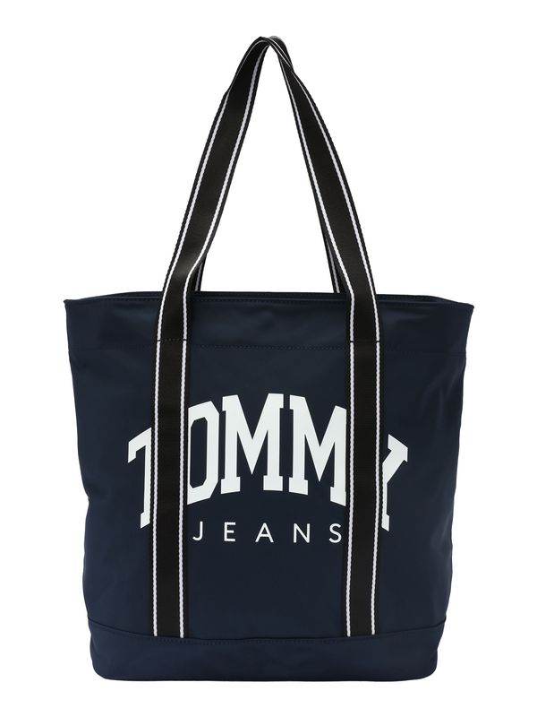 Tommy Jeans Tommy Jeans Чанта тип "Shopper"  нейви синьо / черно / бяло