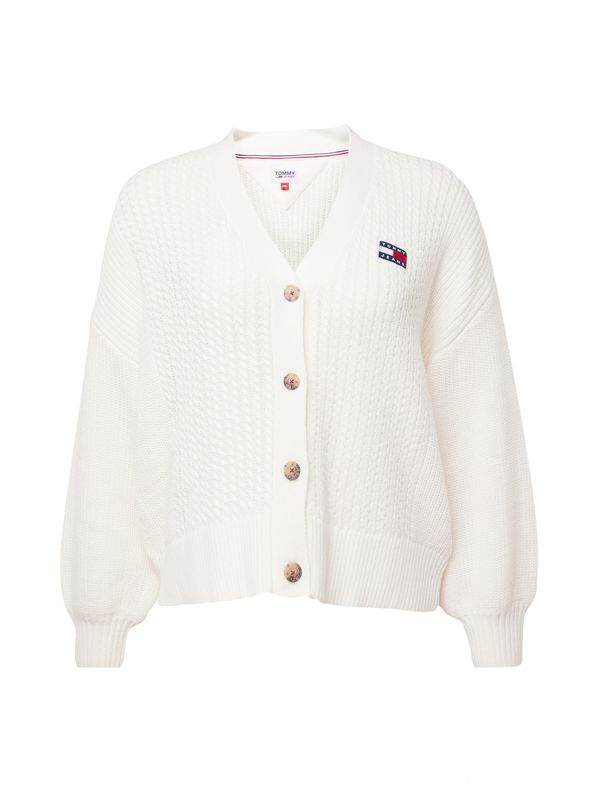 Tommy Jeans Curve Tommy Jeans Curve Плетена жилетка  нейви синьо / ярко червено / бяло