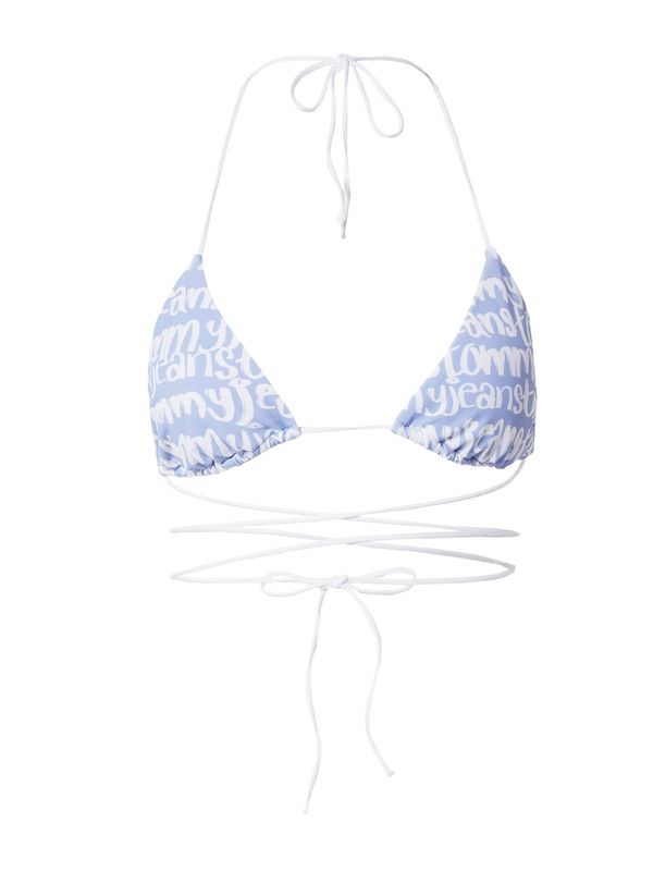 Tommy Jeans Tommy Jeans Горнище на бански  опушено синьо / бяло