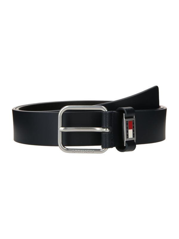 Tommy Jeans Tommy Jeans Колан 'Scanton 3.5'  нощно синьо / червено / сребърно / бяло