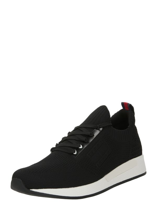 Tommy Jeans Tommy Jeans Ниски маратонки  черно / бяло