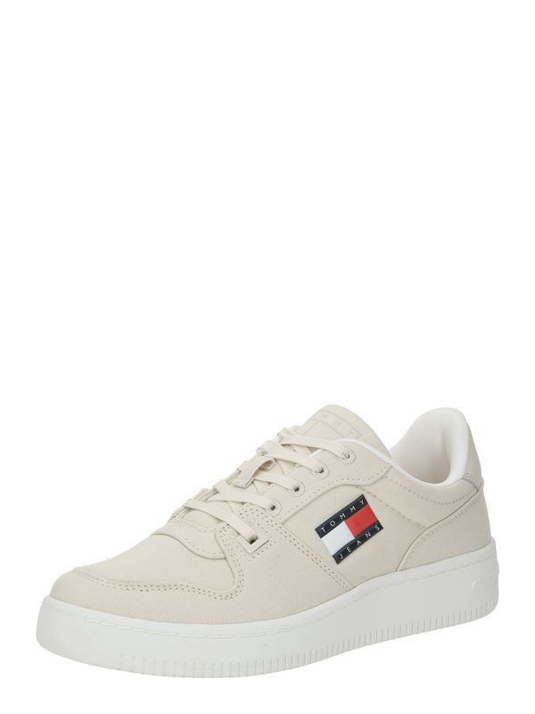 Tommy Jeans Tommy Jeans Ниски маратонки  светлобежово / тъмносиньо / червено / бяло