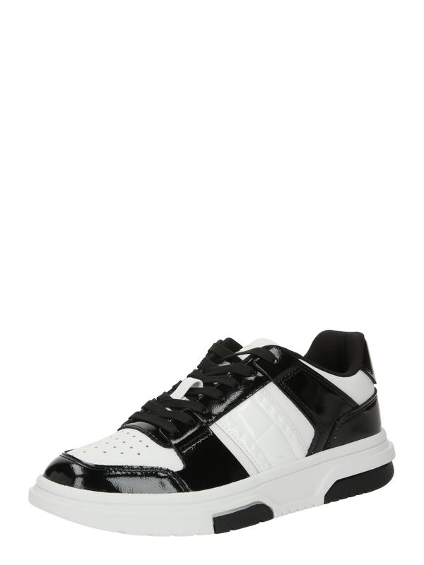 Tommy Jeans Tommy Jeans Ниски маратонки 'The Brooklyn'  черно / бяло