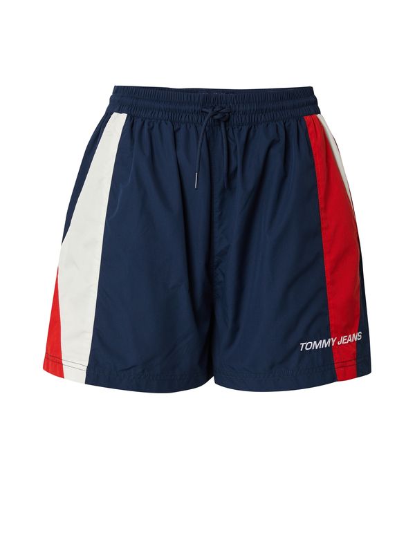 Tommy Jeans Tommy Jeans Панталон 'ARCHIVE GAMES'  нощно синьо / червено / бяло