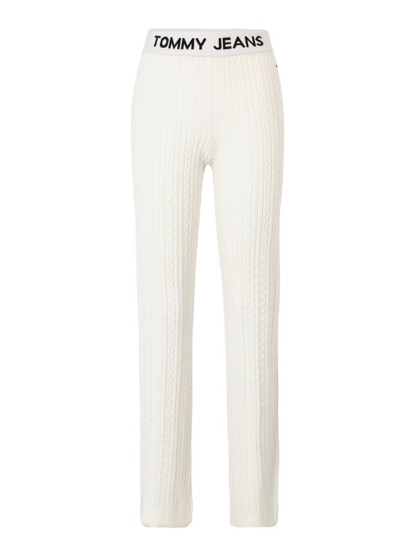 Tommy Jeans Tommy Jeans Панталон  кремаво / черно