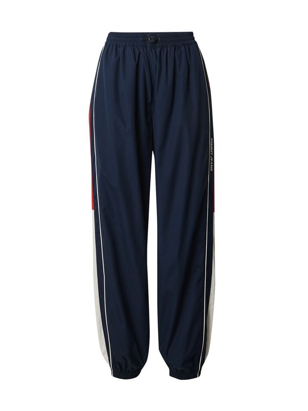 Tommy Jeans Tommy Jeans Панталон  нейви синьо / червено / бяло