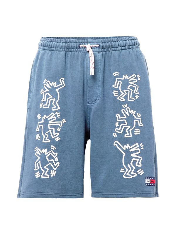 Tommy Jeans Tommy Jeans Панталон  нейви синьо / син деним / червено / бяло