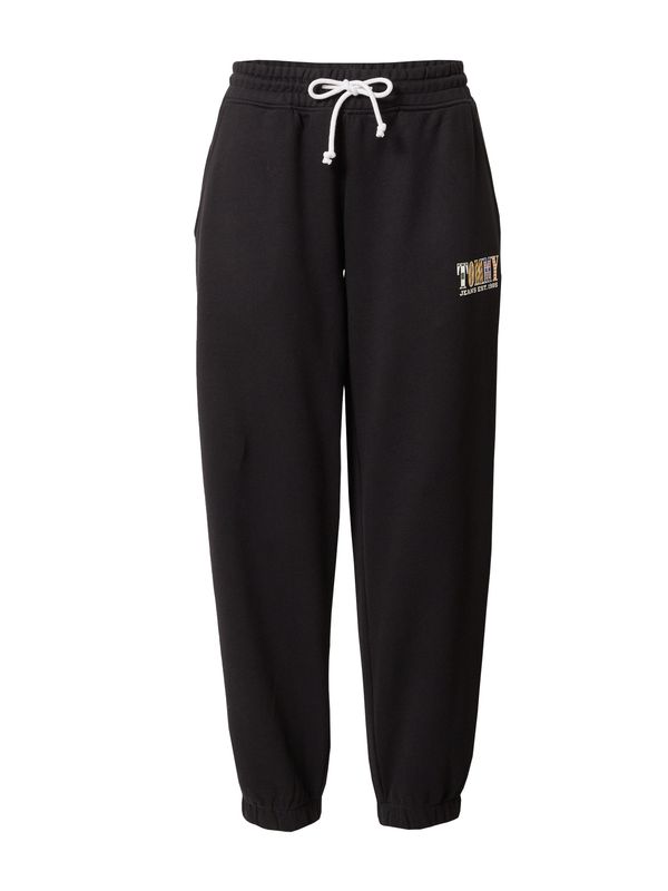 Tommy Jeans Tommy Jeans Панталон  синьо / оранжево / черно / мръсно бяло