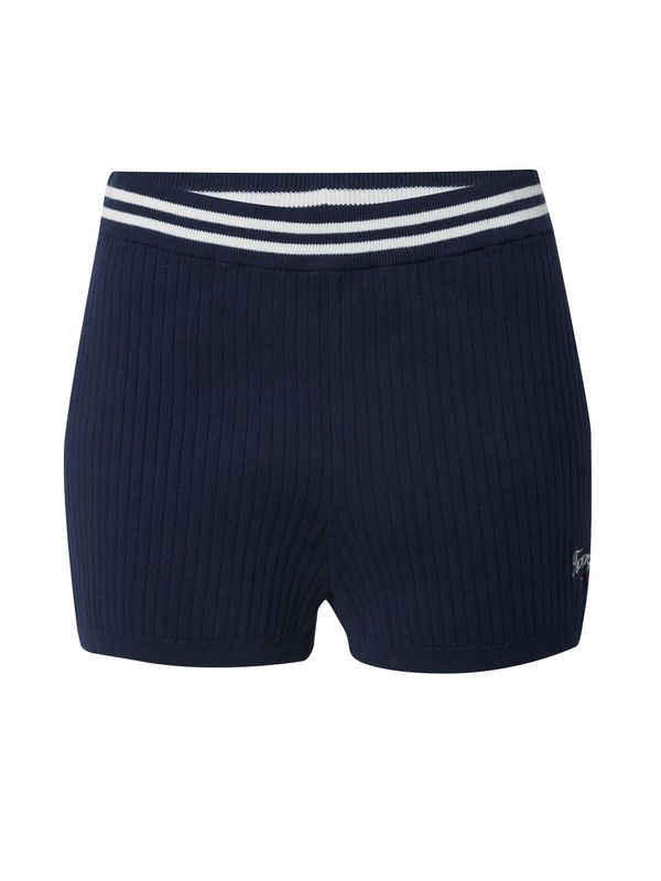 Tommy Jeans Tommy Jeans Панталон  тъмносиньо / бяло