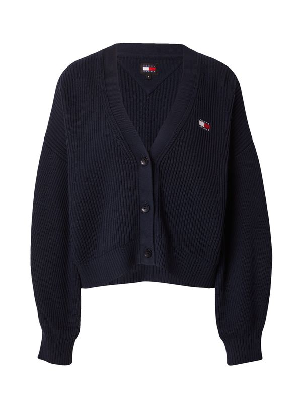 Tommy Jeans Tommy Jeans Плетена жилетка 'ESSENTIAL'  нейви синьо / ярко червено / бяло