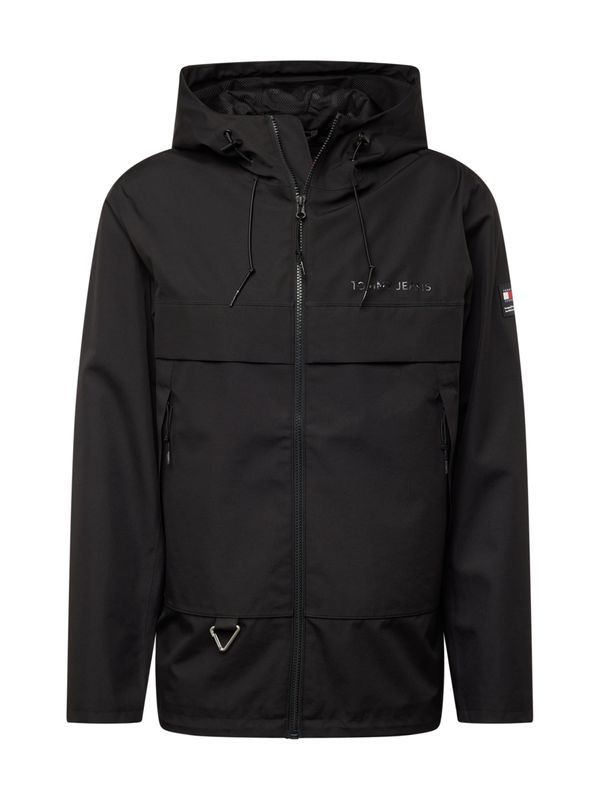 Tommy Jeans Plus Tommy Jeans Plus Преходно яке 'TECH CHICAGO'  нейви синьо / червено / черно / бяло