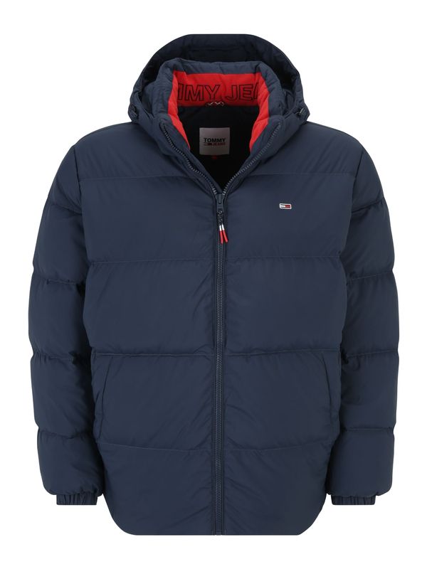 Tommy Jeans Plus Tommy Jeans Plus Зимно яке 'ESSENTIAL'  нейви синьо / ярко червено / бяло