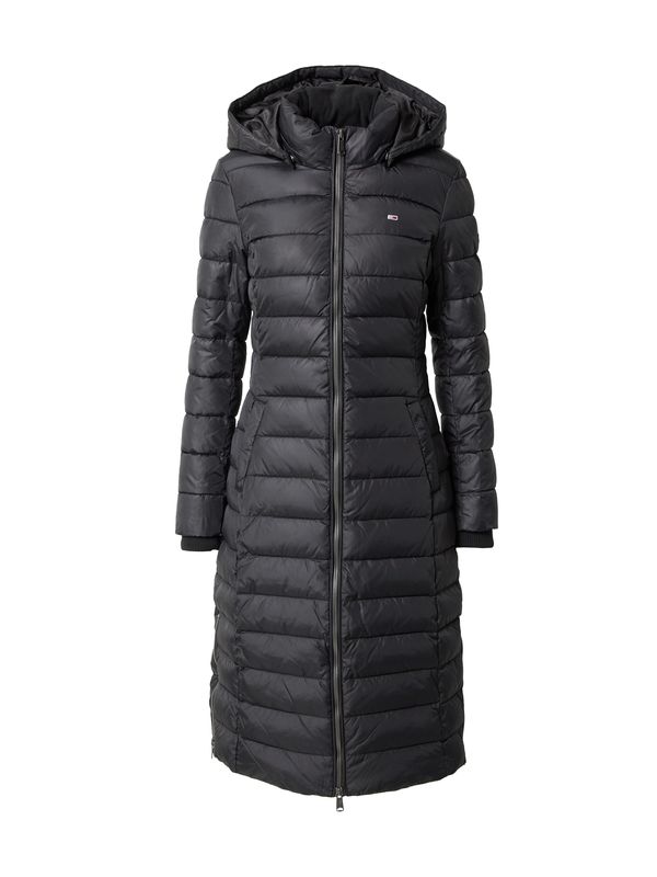 Tommy Jeans Tommy Jeans Преходно палто  огнено червено / черно / бяло