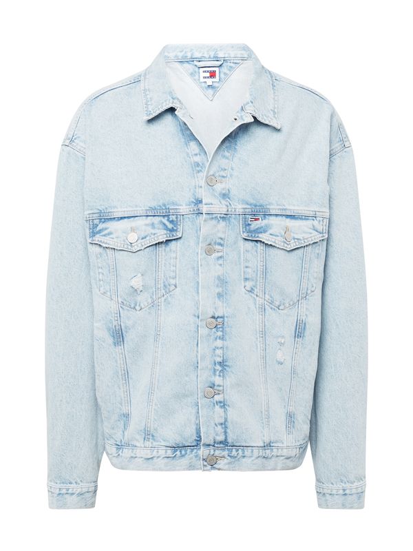 Tommy Jeans Tommy Jeans Преходно яке 'Aiden'  светлосиньо / светлочервено / бяло
