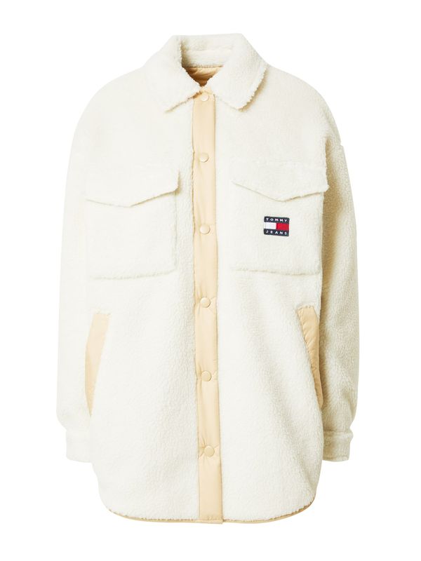 Tommy Jeans Tommy Jeans Преходно яке  бежово / цвят "пясък" / нейви синьо / червено