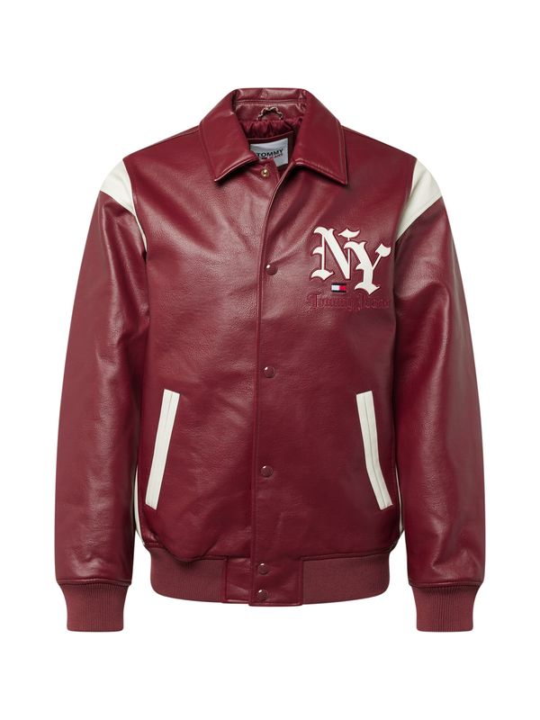 Tommy Jeans Tommy Jeans Преходно яке  бордо / бяло