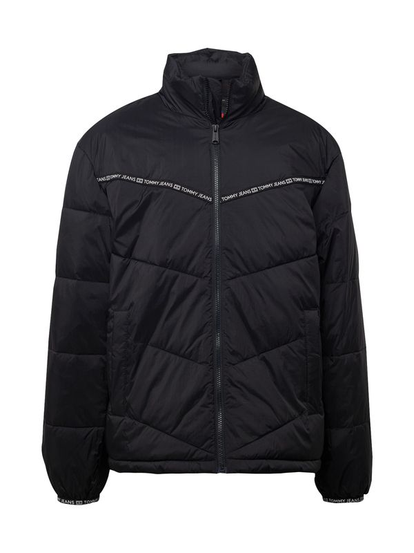 Tommy Jeans Tommy Jeans Преходно яке  черно / бяло