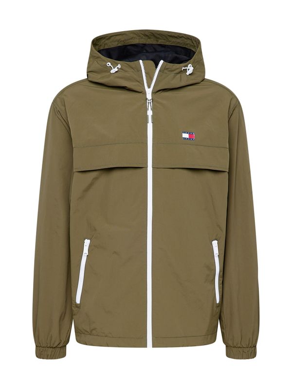 Tommy Jeans Tommy Jeans Преходно яке 'CHICAGO'  каки / червено / бяло