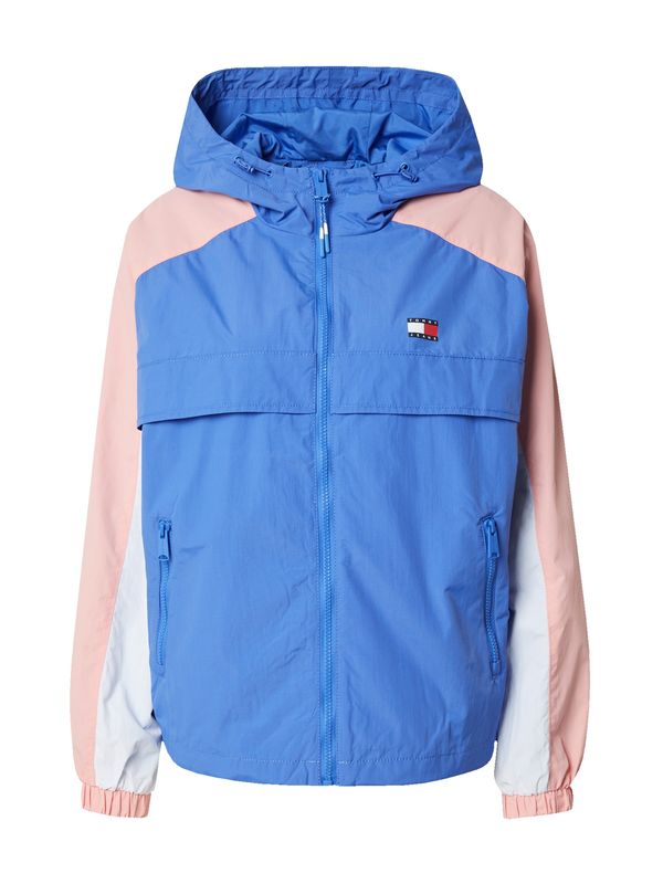 Tommy Jeans Tommy Jeans Преходно яке 'CHICAGO'  синьо / бледорозово / бяло
