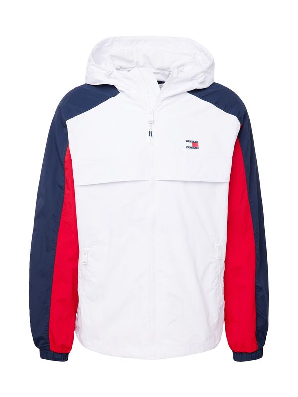 Tommy Jeans Tommy Jeans Преходно яке 'Chicago'  тъмносиньо / червено / бяло