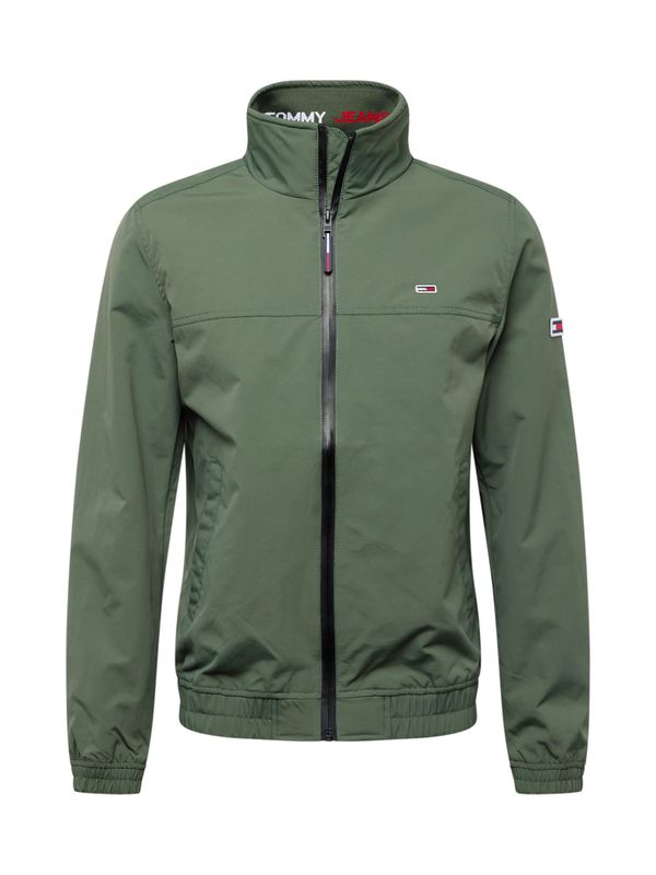 Tommy Jeans Tommy Jeans Преходно яке 'ESSENTIAL'  морскосиньо / зелено / червено / бяло