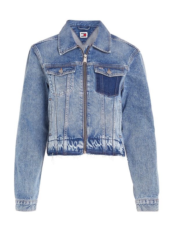 Tommy Jeans Tommy Jeans Преходно яке 'Izzie'  син деним