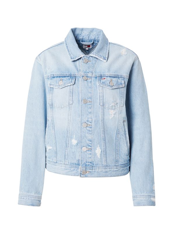 Tommy Jeans Tommy Jeans Преходно яке  морскосиньо / син деним / червено / бяло