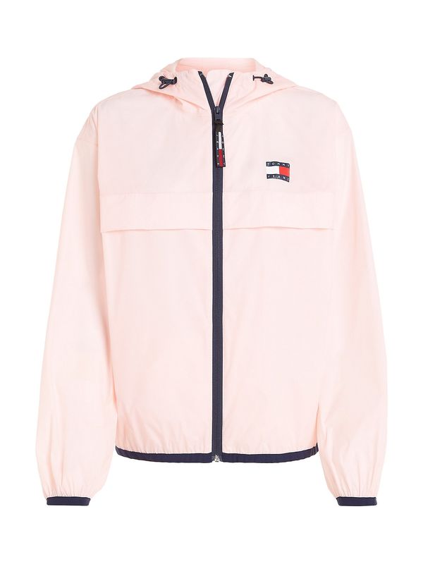 Tommy Jeans Tommy Jeans Преходно яке  светлорозово / червено / черно / бяло