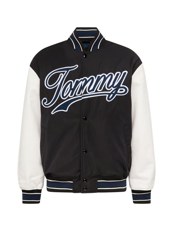 Tommy Jeans Tommy Jeans Преходно яке  тъмносиньо / черно / бяло