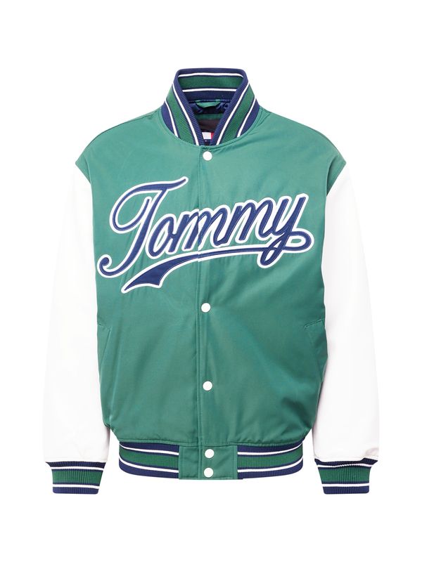 Tommy Jeans Tommy Jeans Преходно яке  тъмносиньо / нефритено зелено / бяло