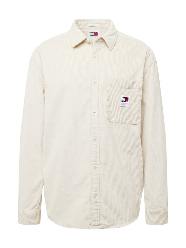 Tommy Jeans Tommy Jeans Риза  екрю / нейви синьо / червено / бяло