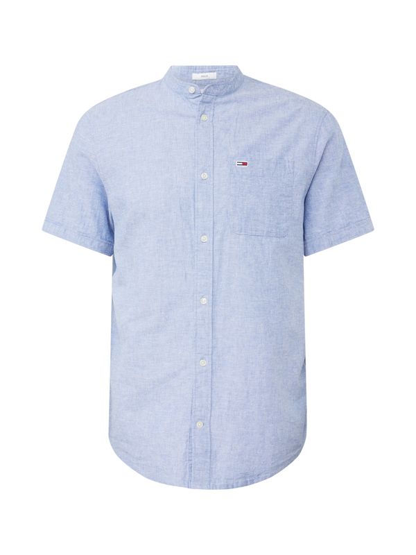 Tommy Jeans Tommy Jeans Риза 'MAO'  светлосиньо / червено / бяло