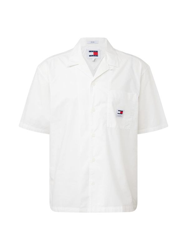 Tommy Jeans Tommy Jeans Риза  морскосиньо / тъмночервено / бяло