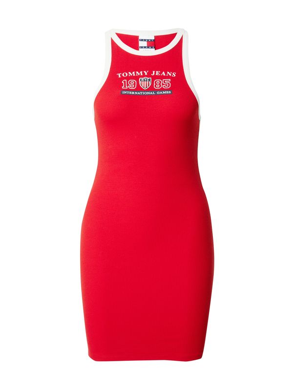 Tommy Jeans Tommy Jeans Рокля 'ARCHIVE GAMES'  гълъбово синьо / червено / бяло