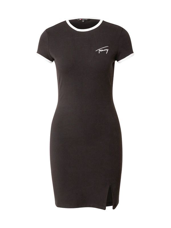 Tommy Jeans Tommy Jeans Рокля  черно / бяло