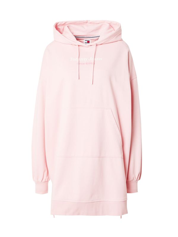 Tommy Jeans Tommy Jeans Рокля 'ESS'  розово / бледорозово / бяло
