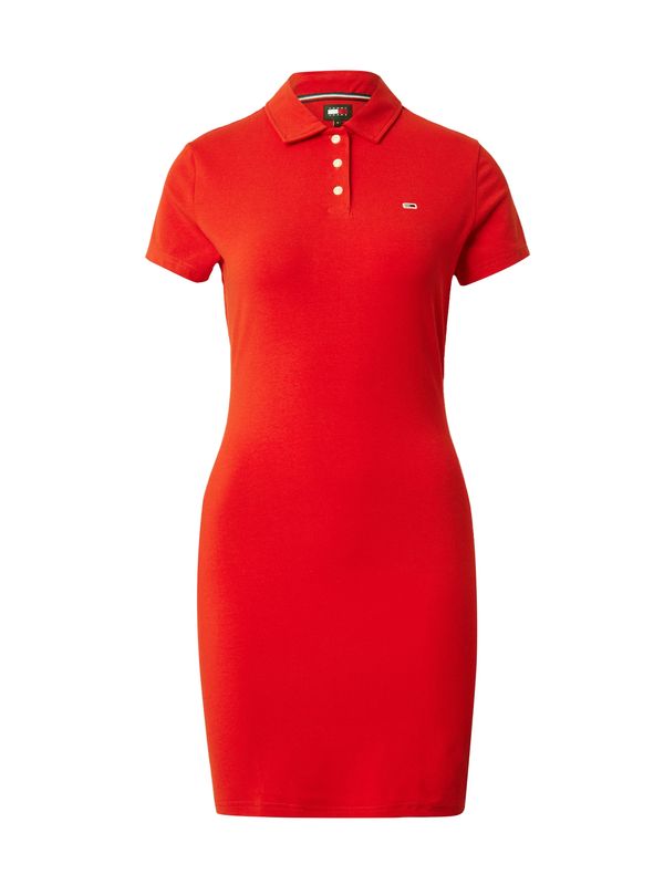 Tommy Jeans Tommy Jeans Рокля 'ESSENTIAL'  нейви синьо / червено / бяло