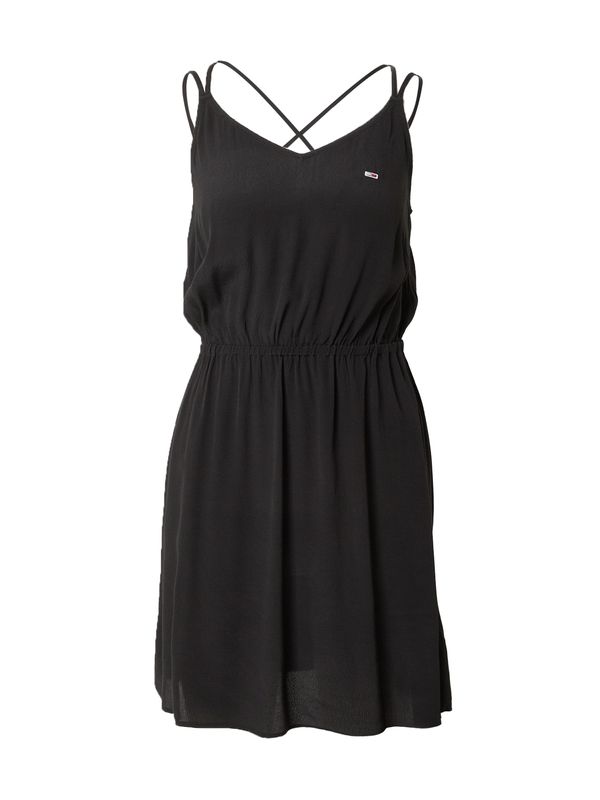 Tommy Jeans Tommy Jeans Рокля 'ESSENTIAL'  нейви синьо / червено / черно / бяло