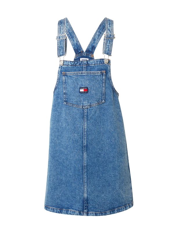 Tommy Jeans Tommy Jeans Рокля  нейви синьо / син деним / ярко червено / бяло