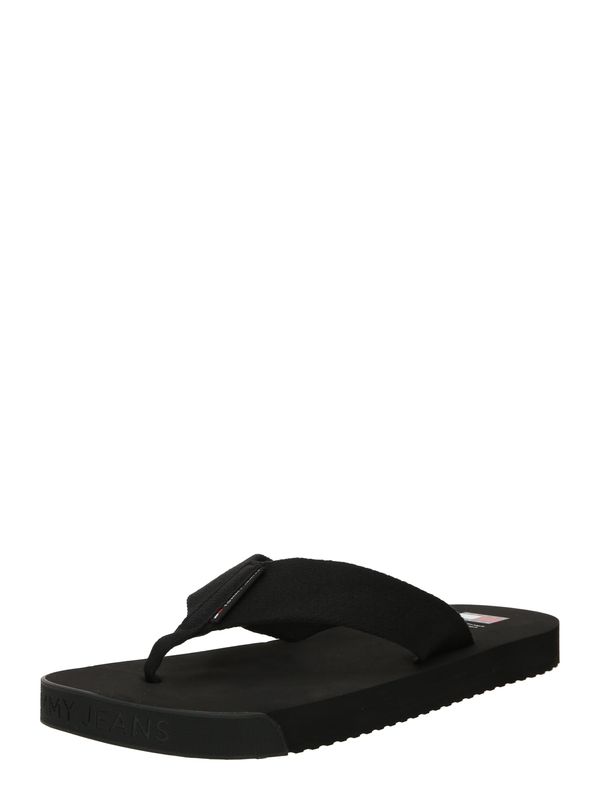 Tommy Jeans Tommy Jeans Сандали с разделител за пръстите 'Elevated'  червено / черно / бяло