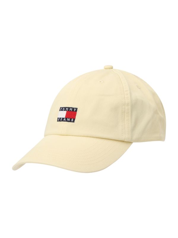 Tommy Jeans Tommy Jeans Шапка с козирка 'HERITAGE'  нейви синьо / светложълто / червено / бяло