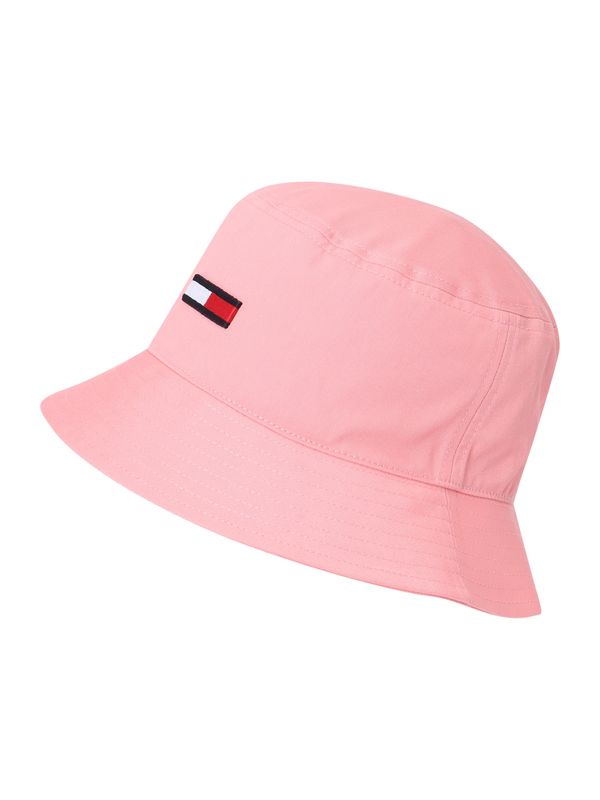 Tommy Jeans Tommy Jeans Шапка с периферия  нейви синьо / бледорозово / червено / бяло