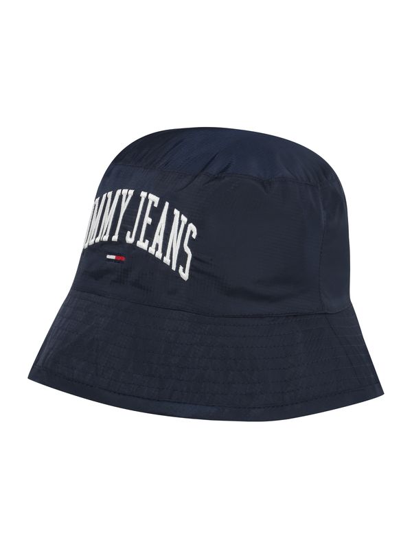 Tommy Jeans Tommy Jeans Шапка с периферия  нейви синьо / светлосиво / бяло