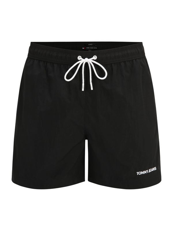 Tommy Jeans Tommy Jeans Шорти за плуване  черно / бяло