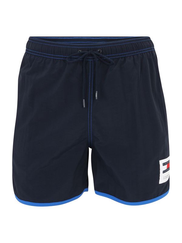 Tommy Jeans Tommy Jeans Шорти за плуване  неоново синьо / тъмносиньо / червено / бяло