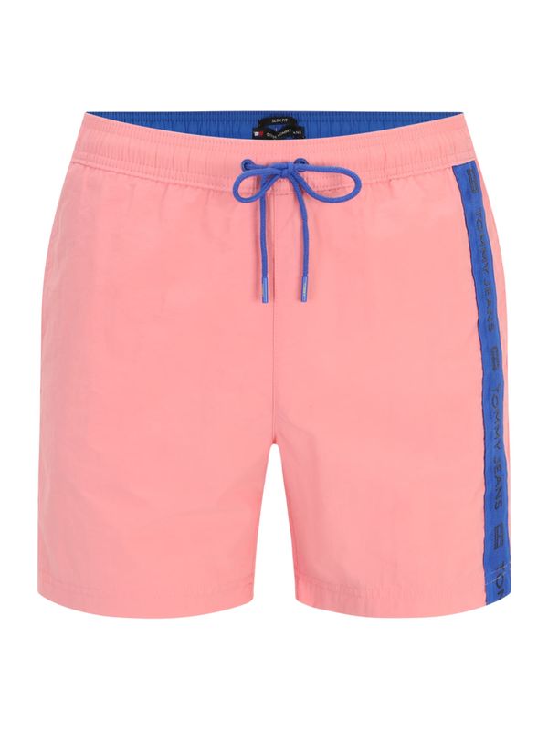 Tommy Jeans Tommy Jeans Шорти за плуване  синьо / светлорозово / черно