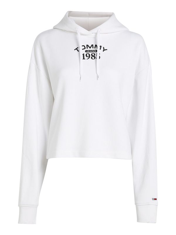 Tommy Jeans Tommy Jeans Суичър  черно / бяло