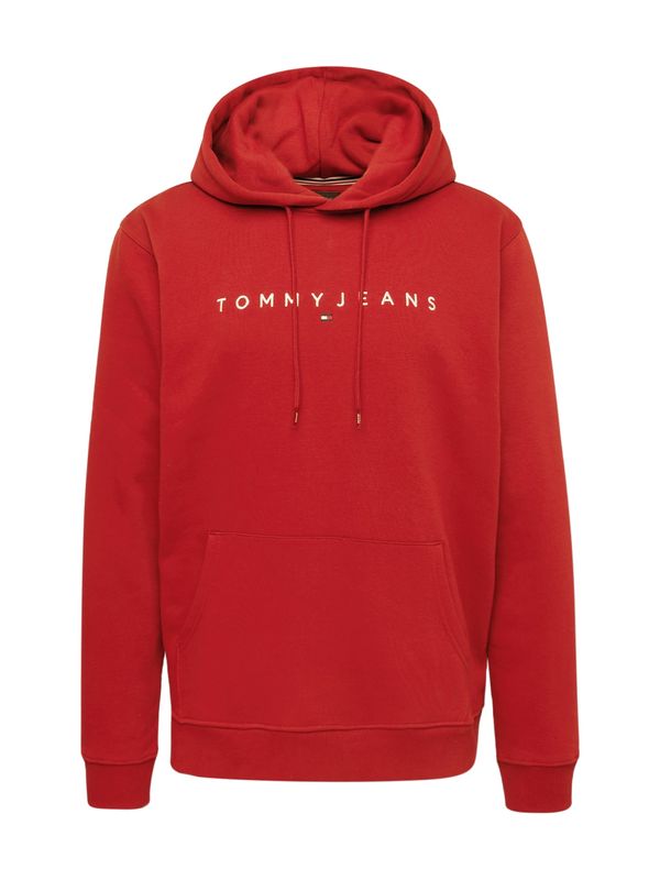 Tommy Jeans Tommy Jeans Суичър  червено / бяло